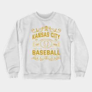 Vintage Kansas City Baseball Crewneck Sweatshirt